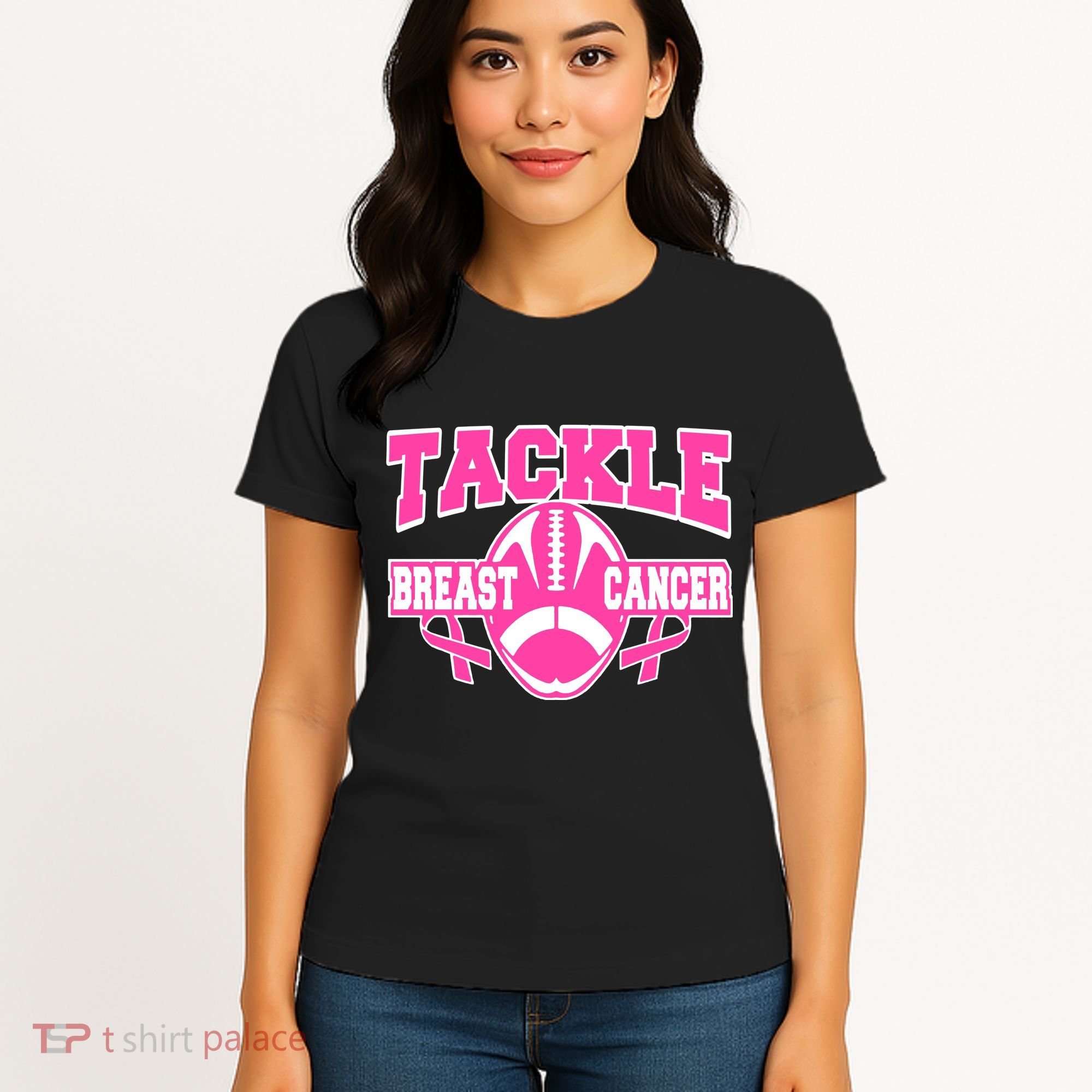 Tackle Breast Cancer1 Women's T-Shirt