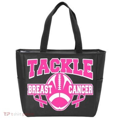 Tackle Breast Cancer1 Tote Bag
