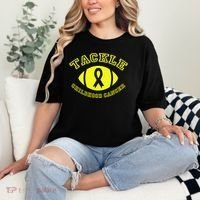 Tackle Childhood Cancer Comfort Colors T-Shirt thumb 2