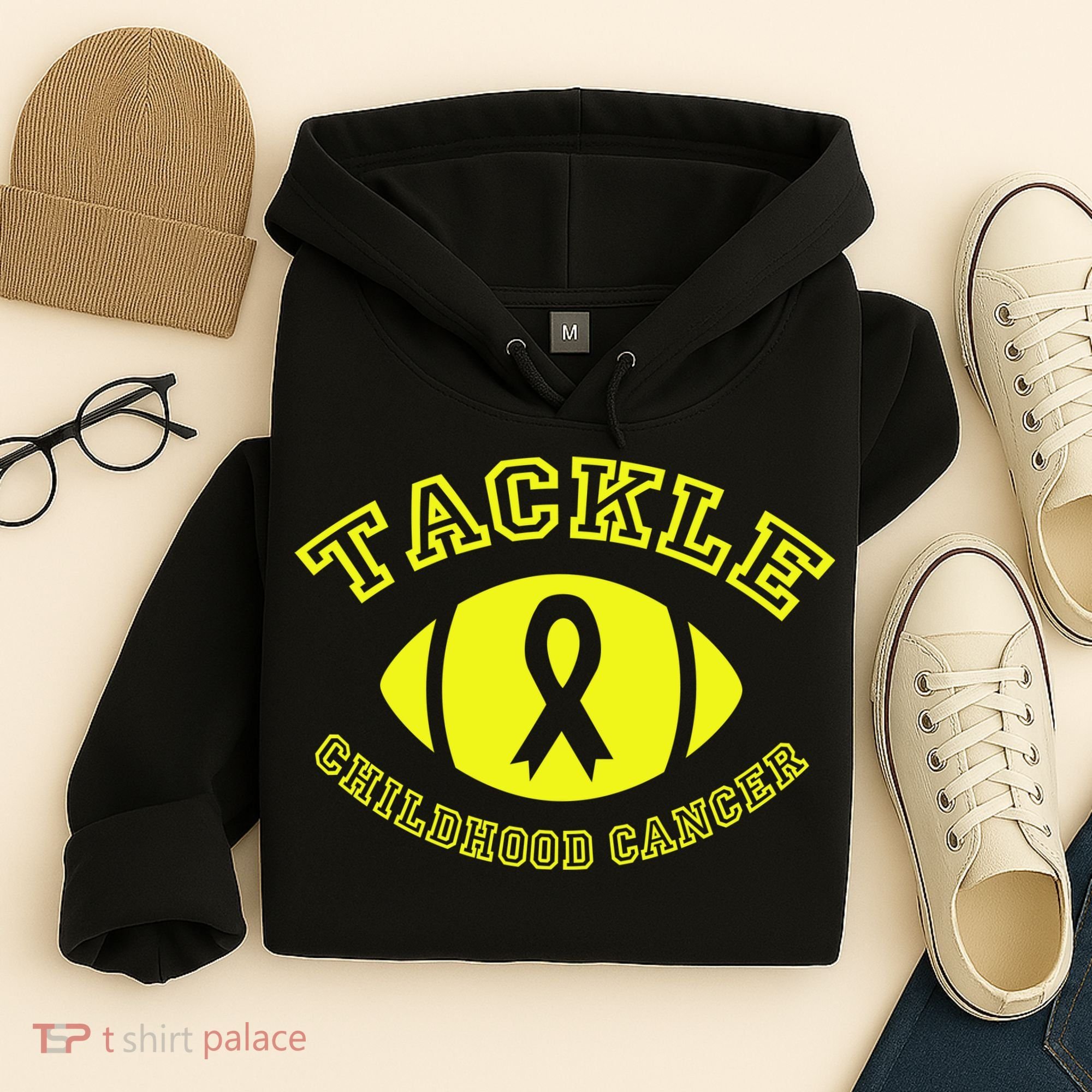 Tackle Childhood Cancer Hoodie