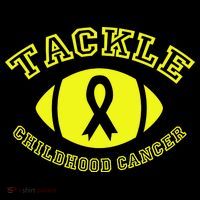 Tackle Childhood Cancer Women's Hoodie thumb 2