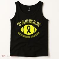 Tackle Childhood Cancer Tank Top thumb 2