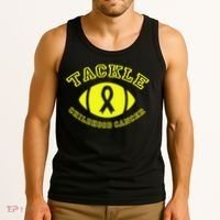 Tackle Childhood Cancer Tank Top thumb 3