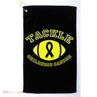 Tackle Childhood Cancer Golf Towel thumb 0