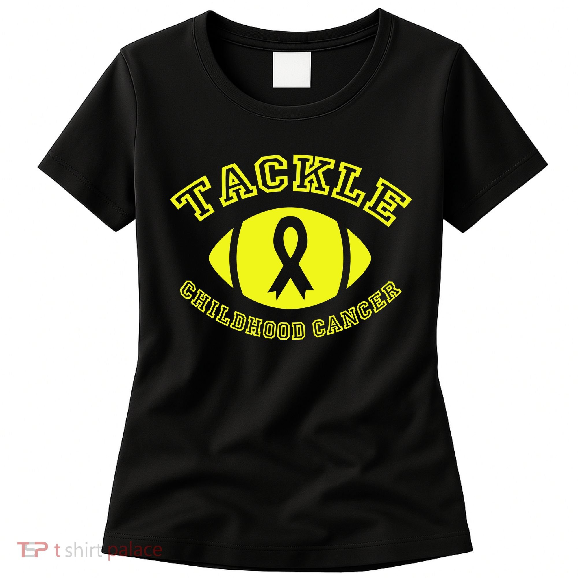 Tackle Childhood Cancer Women's T-Shirt