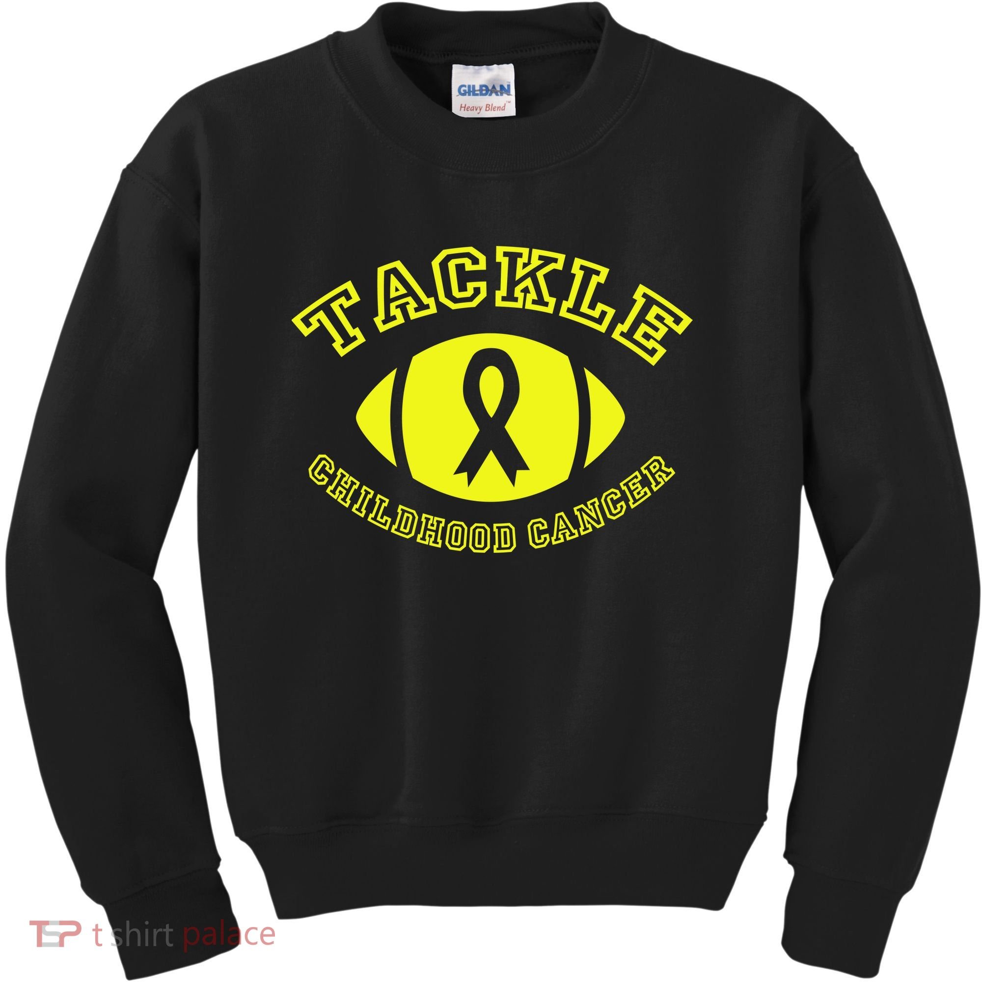 Tackle Childhood Cancer Kids Sweatshirt