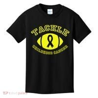 Tackle Childhood Cancer Kids T-Shirt thumb 0