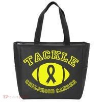 Tackle Childhood Cancer Tote Bag thumb 0