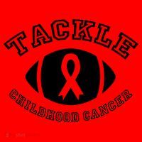Tackle Childhood Cancer Santa Hat thumb 1