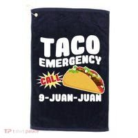 Taco Emergency Call 9-Juan-Juan Golf Towel thumb 0