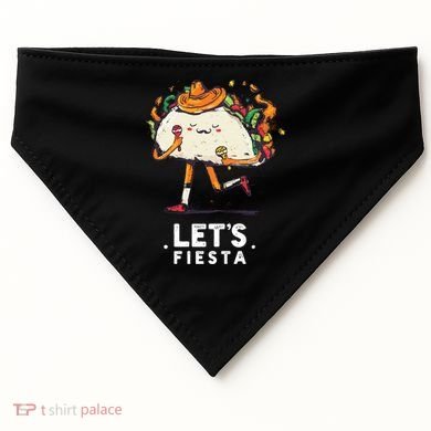 Taco Let's Fiesta USA-Made Doggie Bandana