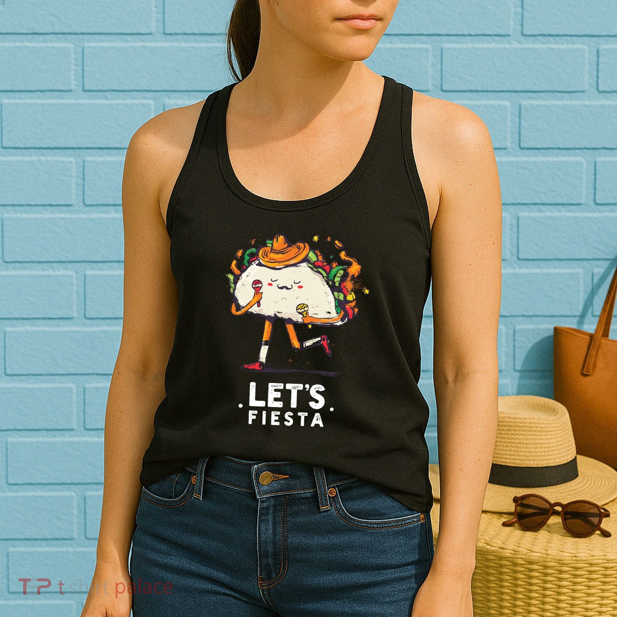 Taco Let's Fiesta Women's Tank Top