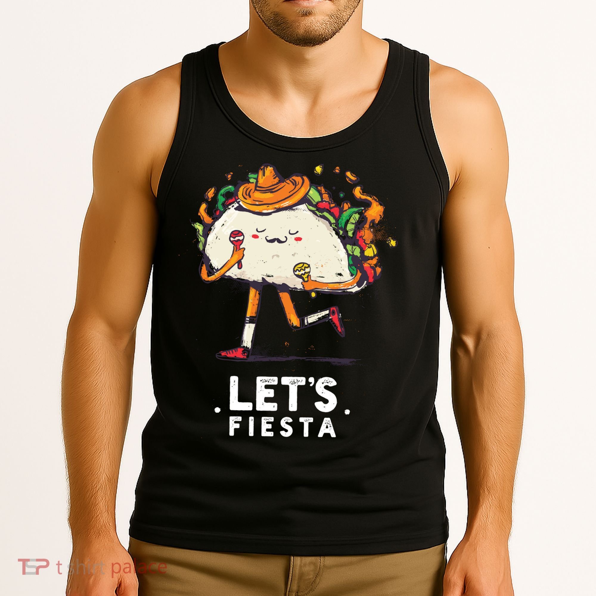 Taco Let's Fiesta Tank Top