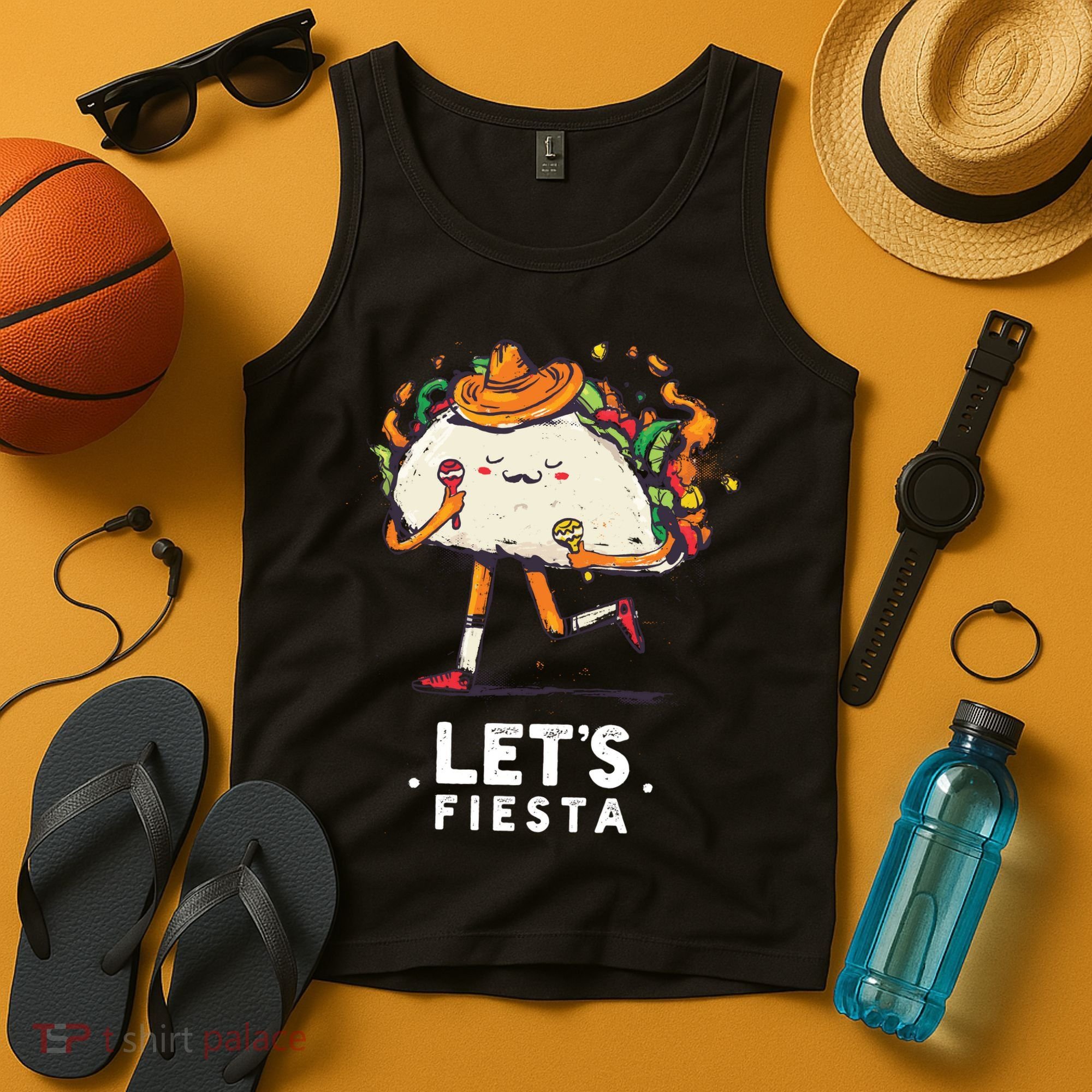 Taco Let's Fiesta Tank Top
