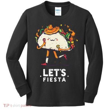 Taco Let's Fiesta Kids Long Sleeve Shirt
