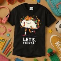 Taco Let's Fiesta Kids T-Shirt thumb 3
