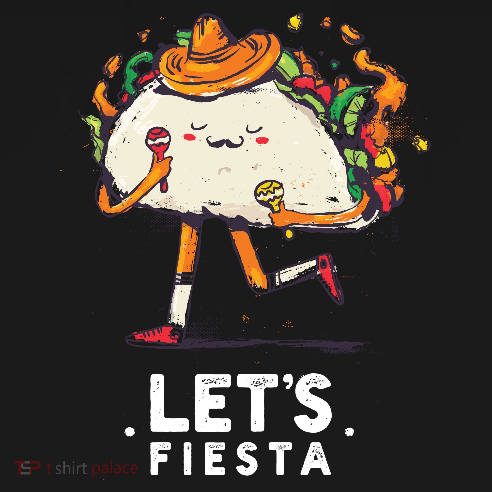 Taco Let's Fiesta Tote Bag
