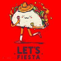 Taco Let's Fiesta Santa Hat thumb 1