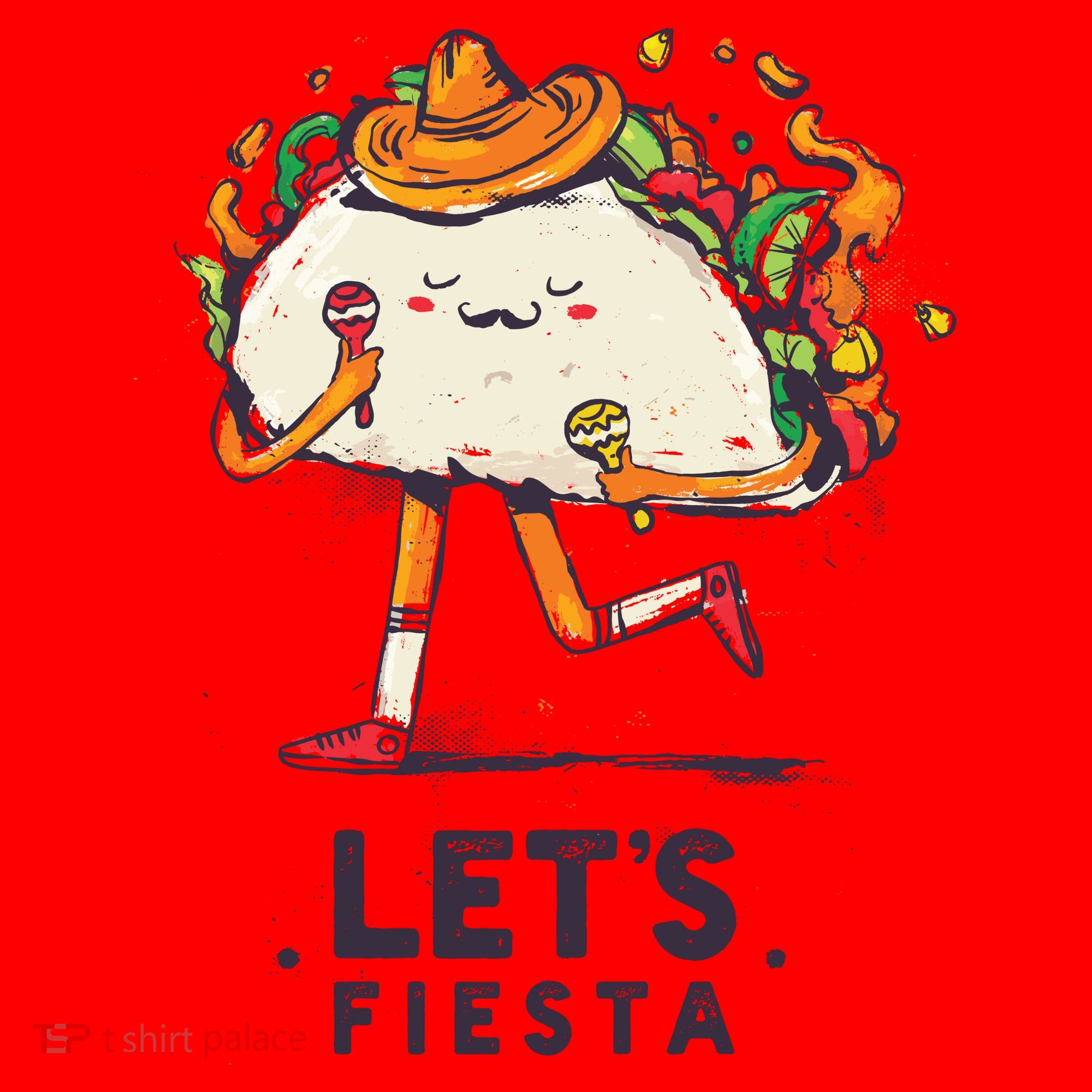 Taco Let's Fiesta Santa Hat