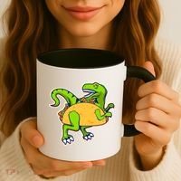 Taco-Raptor Coffee Mug thumb 3