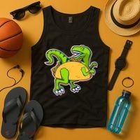 Taco-Raptor Tank Top thumb 4