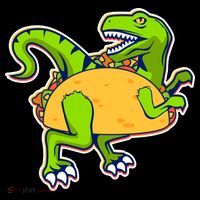 Taco-Raptor Tote Bag thumb 4
