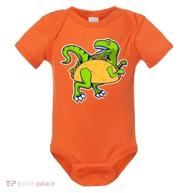 Taco-Raptor Baby Bodysuit