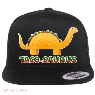Taco-Saurus Flat Bill Trucker Hat