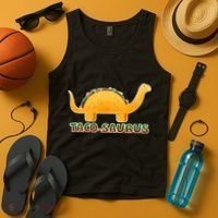 Taco-Saurus Tank Top thumb 4