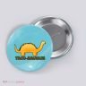 Taco-Saurus Button