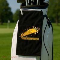 Taco Space  Golf Towel thumb 2