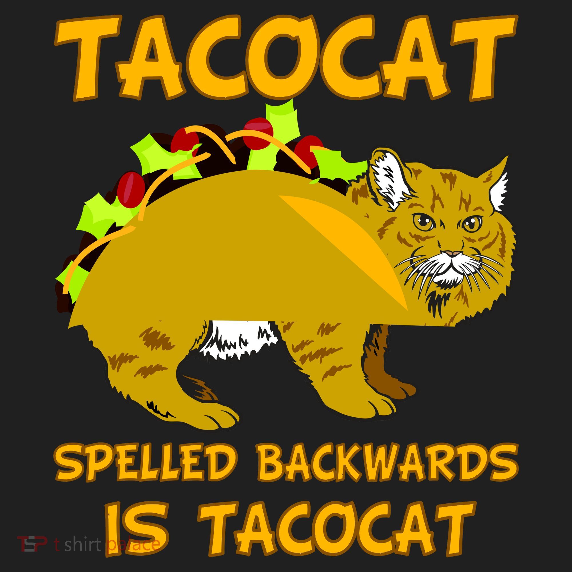 Tacocat Spelled Backwards Funny Cat Women's Sweatshirt