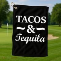 Tacos & Tequila Golf Towel thumb 1