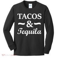 Tacos & Tequila Kids Long Sleeve Shirt thumb 0