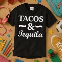 Tacos & Tequila Kids T-Shirt thumb 3