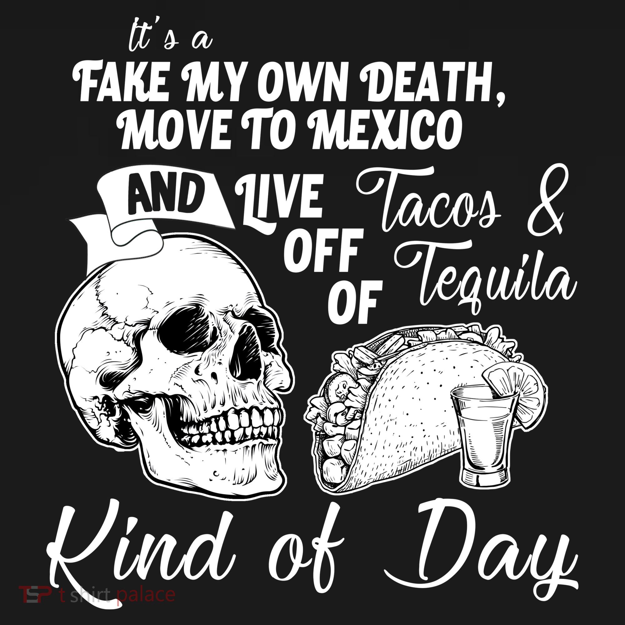 Tacos & Tequila Kind Of Day Toddler Hoodie