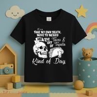 Tacos & Tequila Kind Of Day Toddler T-Shirt thumb 3