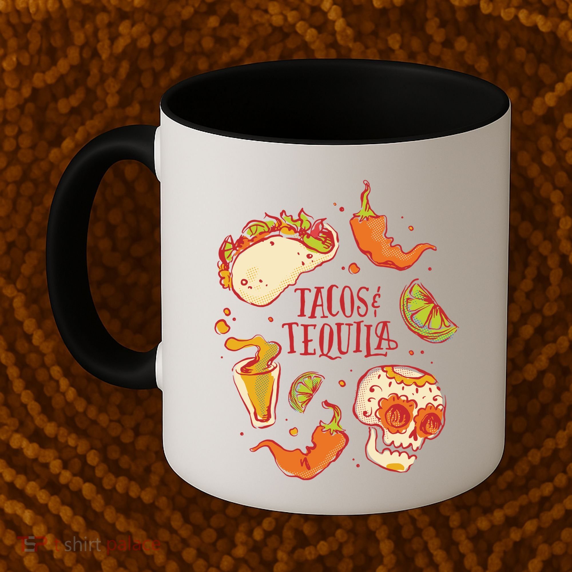 Tacos & Tequila Mexican Coffee Mug