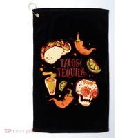 Tacos & Tequila Mexican Golf Towel thumb 0