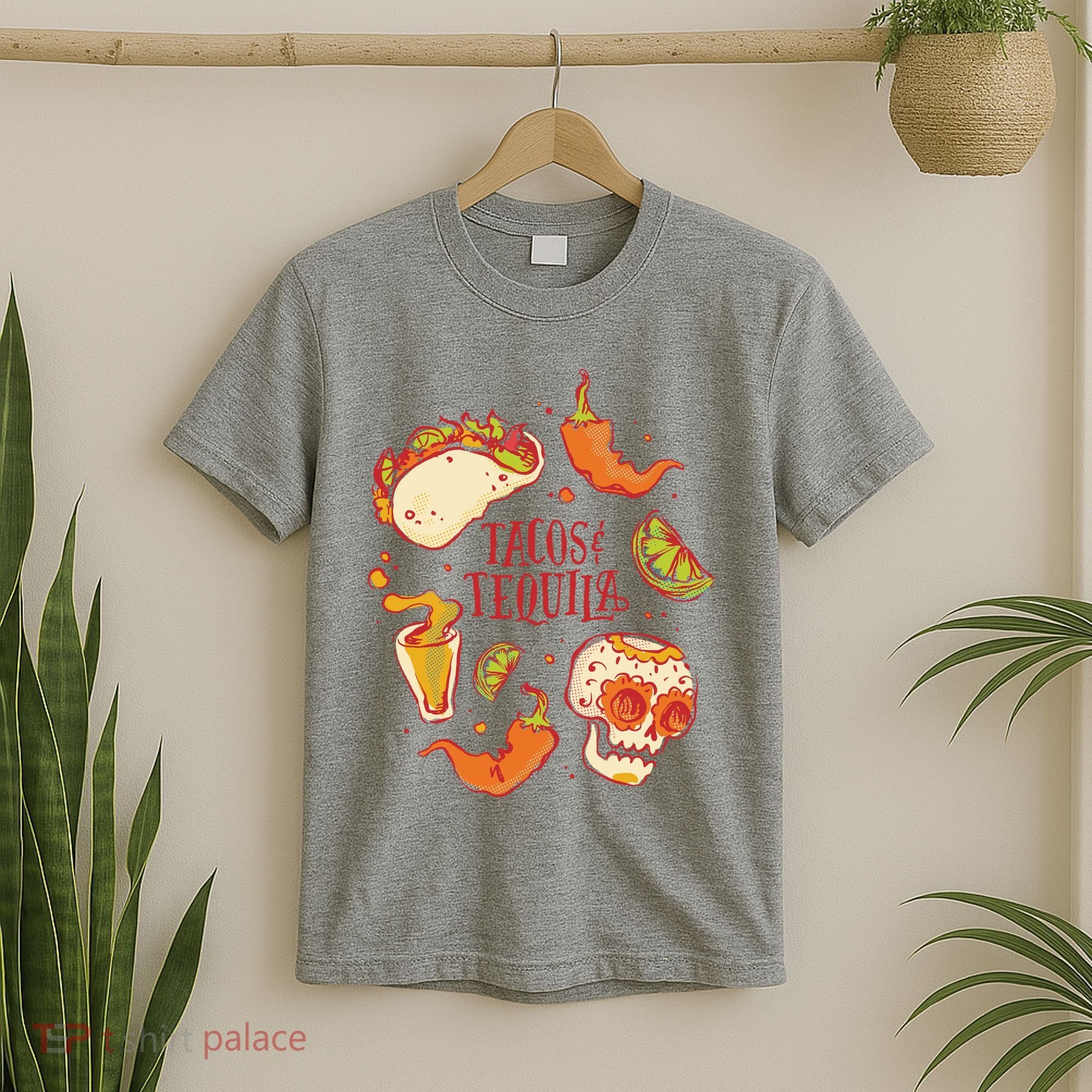 Tacos & Tequila Mexican T-Shirt