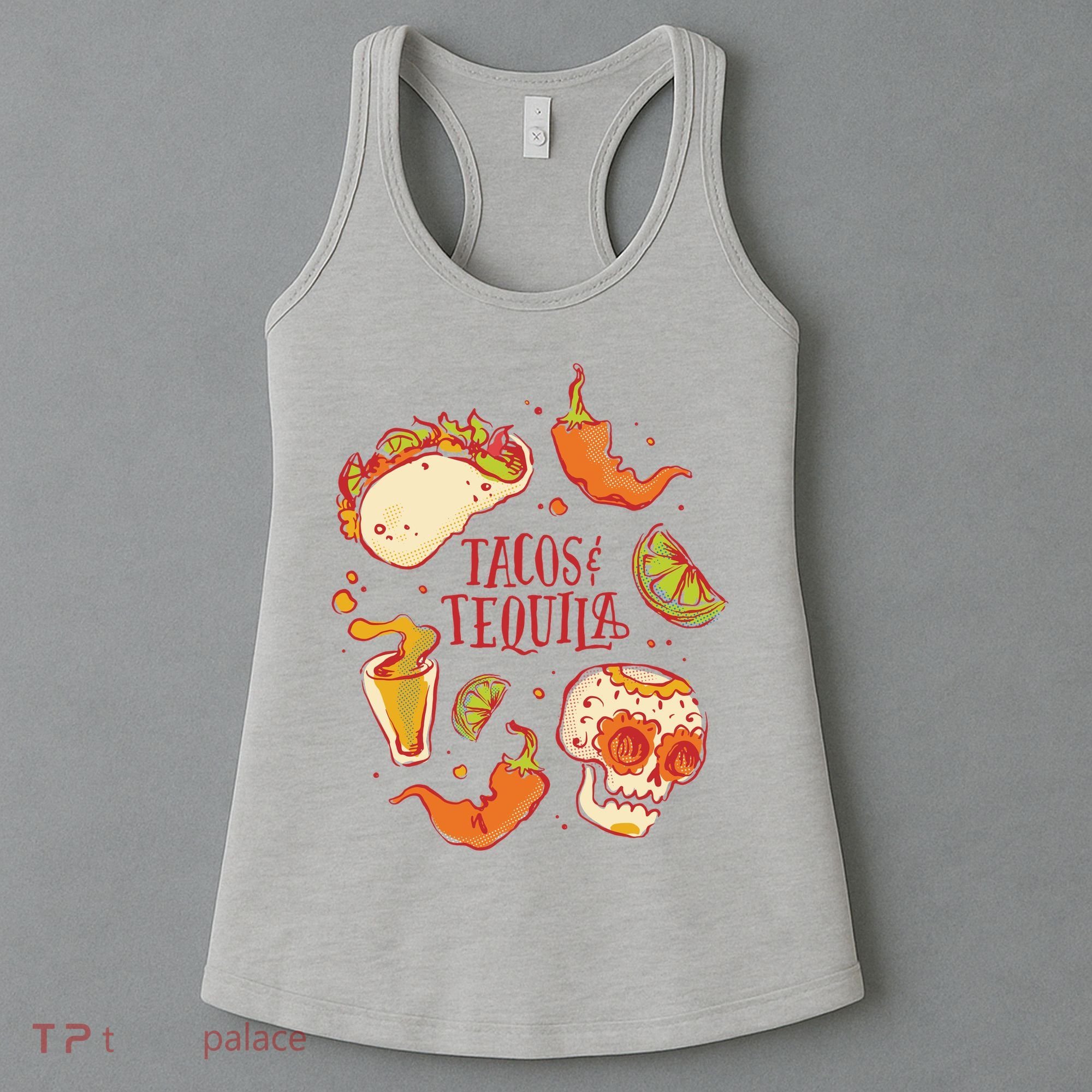 Tacos & Tequila Mexican Women's Tank Top