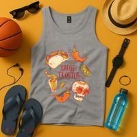 Tacos & Tequila Mexican Tank Top thumb 4