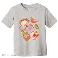 Tacos & Tequila Mexican Toddler T-Shirt thumb 0