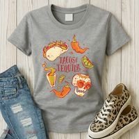 Tacos & Tequila Mexican Women's T-Shirt thumb 3