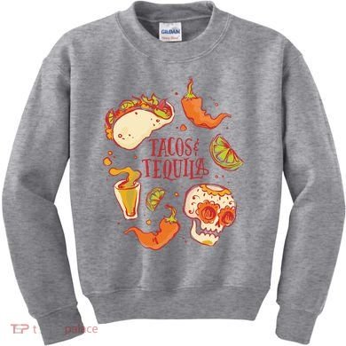 Tacos & Tequila Mexican Kids Sweatshirt