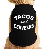 Tacos And Cervezas Doggie Tank thumb 0