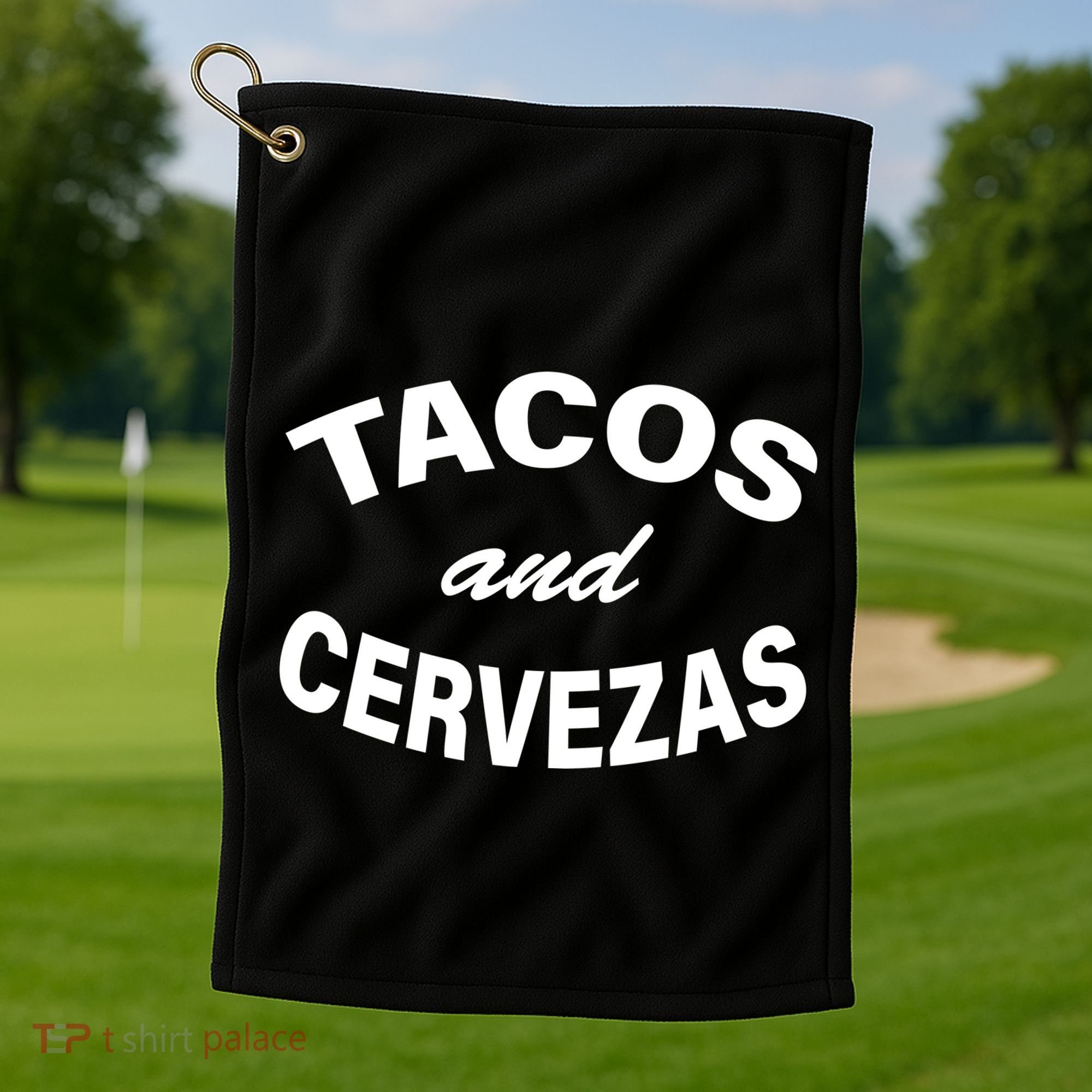 Tacos And Cervezas Golf Towel