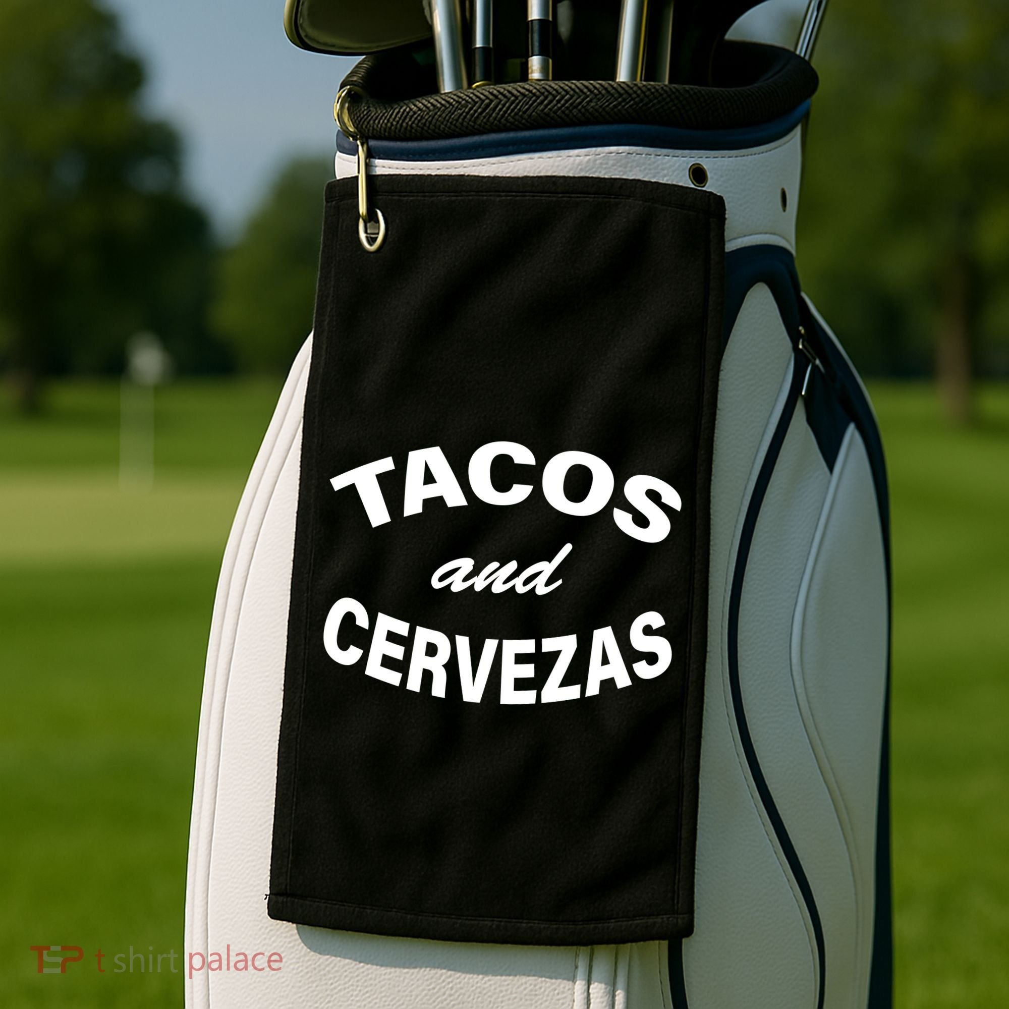 Tacos And Cervezas Golf Towel