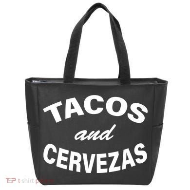 Tacos And Cervezas Tote Bag