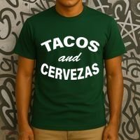 Tacos And Cervezas T-Shirt thumb 3